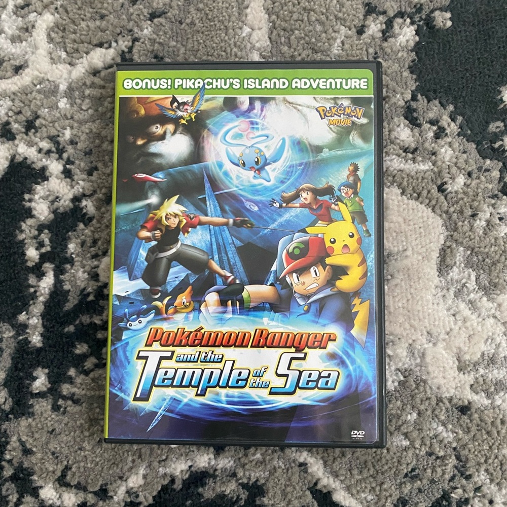 Pokemon Ranger and the Temple of the Sea & Pikachu's Island Adventure Movie DVDs